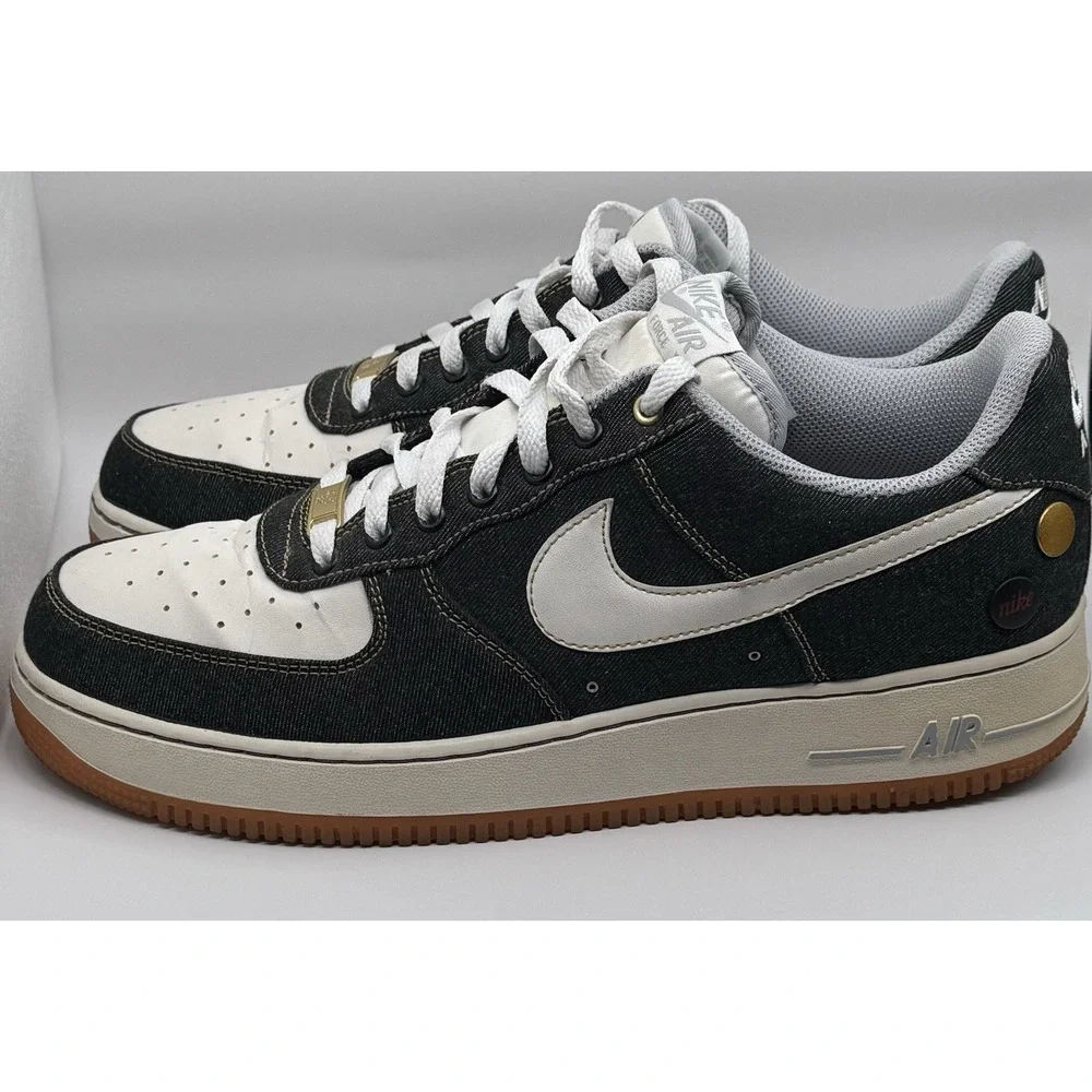 Nike Air Force 1-'07 Denim 630930-001‎ Limited Edition Men's Size 12 (B Grade)